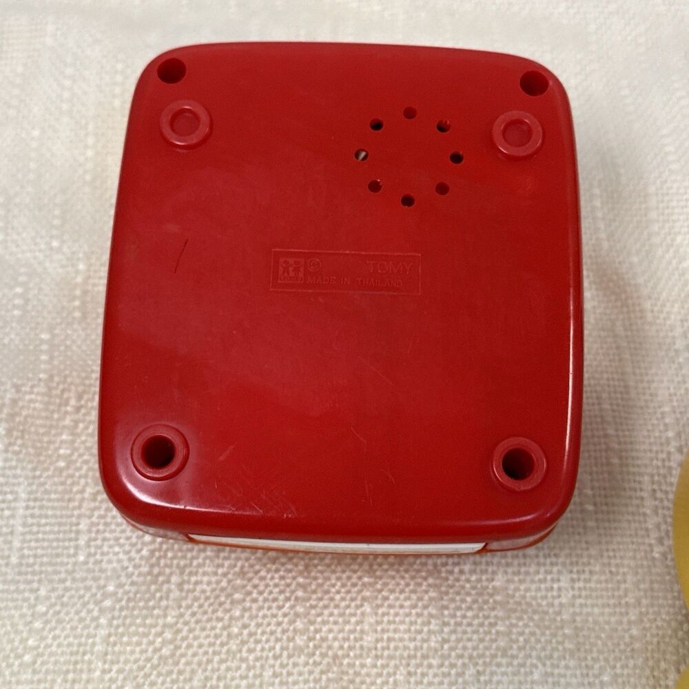 TOMY Ring A Dingy Clock & Cash Register Vintage 1980s Toy Working Ding - Picture 9 of 10